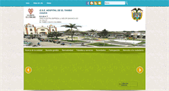Desktop Screenshot of esehospitaldeltambo.eltambo-cauca.gov.co